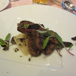レストラン ペリニィヨン - 20161218　ポロネギと牛タンのグリル　～トリュフのドレッシングソース～　◎