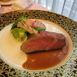 レストラン ペリニィヨン - 20161218　黒毛和牛ランプステーキ　◎◎