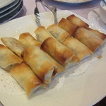 レストラン ペリニィヨン - 20161218　栗の春巻きの様なお菓子