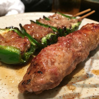 鳥茂 - つくね＆ピーマン肉詰め