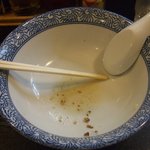 中華そば 多賀野 - スープまで完食。