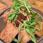 島豆腐のカラッと揚げ ニンニク醤油