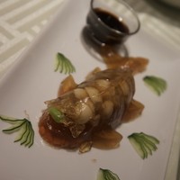 涵梅舫 銀座店 - 春魚肉皮凍（魚を象った煮凝り）