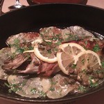 カドーロ - 山女魚(ハムを巻いたもの)  ケッパーとアンチョビ