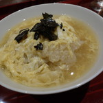 銀座 しのはら - （三杯目）熊の出汁とかき卵スープで