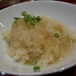 銀座 しのはら - （二杯目）すっぽんのスープとフカヒレ餡かけで