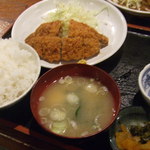 いっぷく - メンチカツ定食