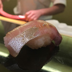 鮨 ます田 - 2016/11_しまあじ