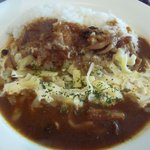 モーニングトマト - キノコとチーズのカレー