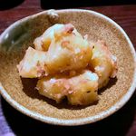 心 - 酒盗ポテト￥390　2016.11.15