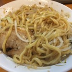 麺屋ガテン - MAZEそば(760円)まぜまぜ