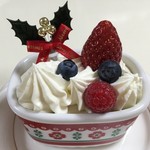 菓匠 幹栄 × Cafe Latte 57℃ - 2016年クリスマスショートケーキ