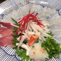 みつ林 - 鉄刺、鉄皮をメインに寒ブリん加えた紅白造り