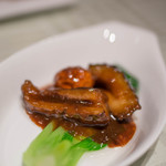 涵梅舫 - 烏龍戲珠（さんとうふう、きんことうづらのかひごにこみ）