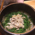 日本料理 晴山 - 鯛とセリのご飯