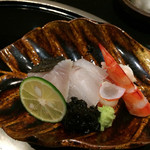 日本料理 晴山 - 鰆、平目、車海老