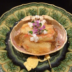 日本料理 晴山 - セイコ蟹 ジュレ掛け