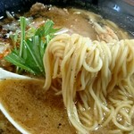 麺好き うるふ - 焙煎味噌【中細ストレート麺で注文】