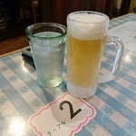 南清軒 - パク飲みセットのビール