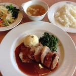 フォルクス - H.28.12.14.昼 日替りランチ(水曜日・ポークチャップ) 980円税別