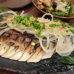 Mekikinoginji - 炙り漬け鯖の薬味刺し
