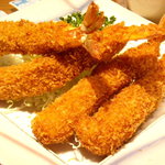 まるは食堂 - 大きな海老ふりぁ～