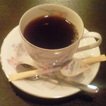 石臼挽き 手打ち 出雲そば ほしえん - そば入りコーヒー