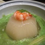 零 - 蕪の煮物 豆のすり流しアップ