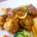 Hayuka dining - 今週のHaYuKaランチ　鶏肉のチリソース
