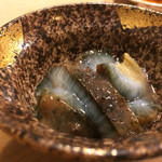 うを徳 - 番茶で湯がいた能登なまこ