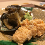 うを徳 - 愛媛産鮑と助子の焼き