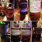 NEO SHOT BAR　深海の洞窟 - ★この日飲んだ酒はこちらになります。相変わらず素晴らしいラインナップですね