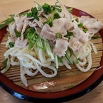 北九州KOKU蘭うどん - 【2016/12】豚しゃぶごまつけ麺（うどん）