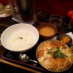 ぶあいそう - かつ丼（ご飯・具両方大盛）