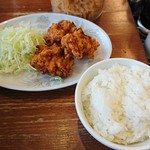 徳島ラーメン 麺王 青江店 - 唐揚げセット：350円