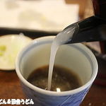 手打ちそば 楓 - 2016年12月　蕎麦湯を