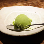とり喜 - 抹茶アイス！