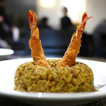 シチューとカレーの専門店 銀座 古川 - 海老フライとドライピラフ