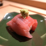 寿しの吉乃 - 2015.8.20 薫製の半熟うずら卵 トロと山葵 山椒漬け