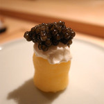 寿しの吉乃 - 2015.8.20 マッシュポテト マスカルポーネチーズ フレッシュキャビア