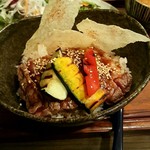 Shouchiku Dou Kafe - ステーキ丼アップ