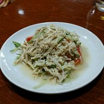 魯園菜館 - 干し豆腐の千切りサラダ