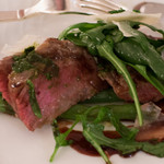 アルポルト - 黒毛和牛ロース肉のタリアータのお肉部