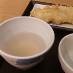 いわもとQ - とろろそば＋豚天串