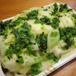 吾妻家 - キャベツ大盛り