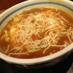 長盛庵　めん秀 - カレー南蛮　チーズ入り