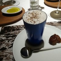 Baci - 生の栗、湯がいた栗揚げた栗他4種類の栗スープ