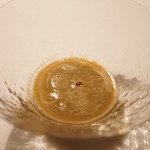 Restaurant Satoshi.F - 郡上和良川の鮎のスープ