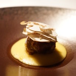 Restaurant Satoshi.F - 6年かけて発酵させたかんずりで調味したチョリソー、じゃがいものソース、ブラウンマッシュルーム