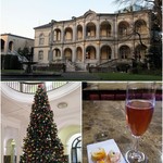 綱町三井倶楽部 - 今年は明るい時間に伺いました/ツリー/開場前にカナッペとキール